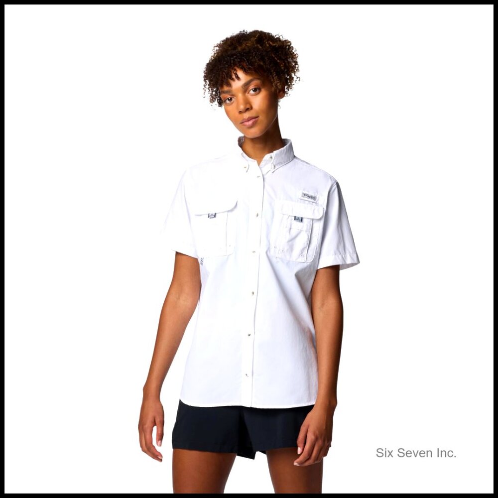 Short Sleeve Button Down Shirt Sun Protection Quick Drying Fishing